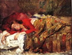 Lovis Corinth Young Woman Sleeping China oil painting art
